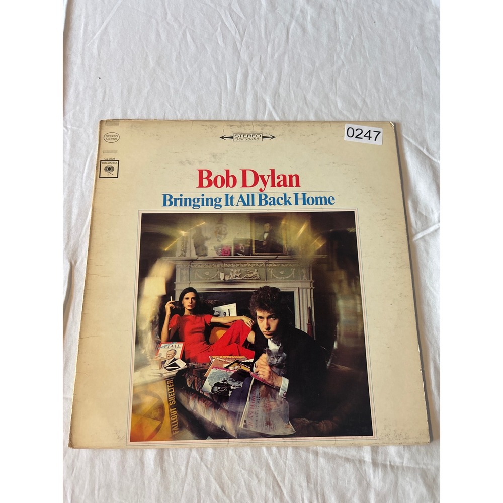 Bob Dylan Bringing It All Back Home Vinyl LP 12" CS 9128 Stereo Good Condition